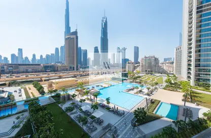 Apartment - 3 Bedrooms - 3 Bathrooms for rent in Downtown Views II Tower 3 - Downtown Views II - Downtown Dubai - Dubai