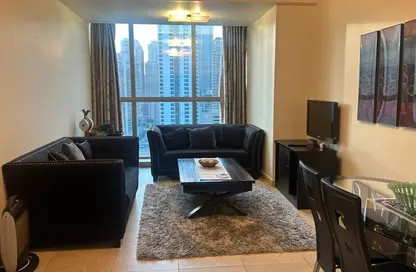 Apartment - 1 Bedroom - 1 Bathroom for rent in Global Lake View - JLT Cluster E - Jumeirah Lake Towers - Dubai