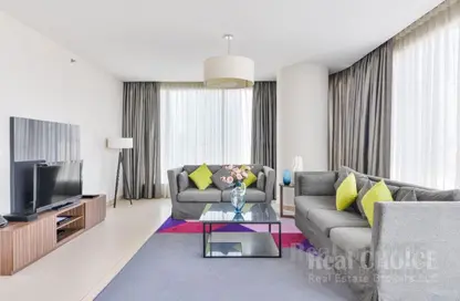 النزل و الشقق الفندقية - غرفة نوم - 2 حمامات للايجار في برج نسيمه - شارع الشيخ زايد - دبي النزل و الشقق الفندقية - غرفة نوم - 2 حمامات للايجار في برج نسيمه - شارع الشيخ زايد - دبي