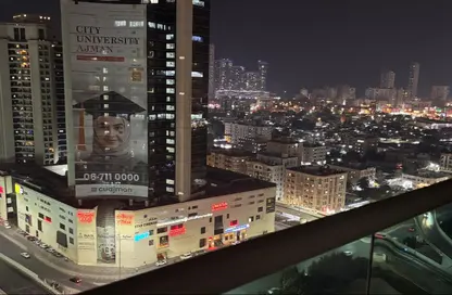 شقة - 2 غرف نوم - 2 حمامات للايجار في سيتي تاور - النعيمية - عجمان