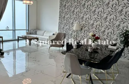 Living / Dining Room image for: Apartment - 2 Bedrooms - 3 Bathrooms for sale in Amna - Al Habtoor City - Business Bay - Dubai, Image 1
