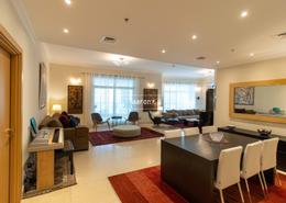 Living / Dining Room image for: Apartment - 3 bedrooms - 4 bathrooms for sale in Marina Mansions - Dubai Marina - Dubai, Image 1