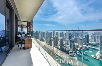 Balcony image for: Apartment - 3 Bedrooms - 4 Bathrooms for sale in Marina Gate 1 - Marina Gate - Dubai Marina - Dubai, Image 1