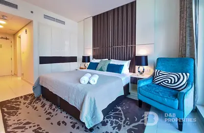 Apartment - Studio - 1 Bathroom for rent in Bay's Edge - Business Bay - Dubai