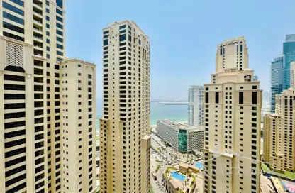 Apartment - 2 Bedrooms - 3 Bathrooms for rent in Rimal 1 - Rimal - Jumeirah Beach Residence - Dubai