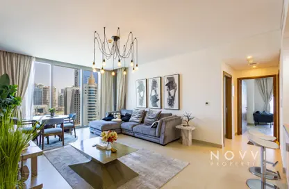 شقة - 2 غرف نوم - 2 حمامات للايجار في 5242 تاور 2 - 5242 - دبي مارينا - دبي