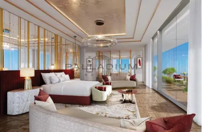 Living Room image for: Apartment - 1 Bedroom - 2 Bathrooms for sale in Aykon City Tower C - Aykon City - Business Bay - Dubai, Image 1