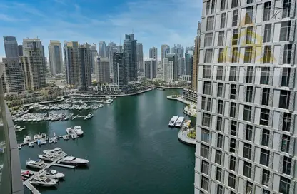 Water View image for: Apartment - 1 Bedroom - 2 Bathrooms for rent in Damac Heights - Dubai Marina - Dubai, Image 1
