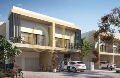 Outdoor Building image for: Townhouse - 2 Bedrooms - 3 Bathrooms for sale in The Dahlias - Yas Acres - Yas Island - Abu Dhabi, Image 1