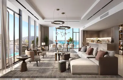 Living Room image for: Apartment - 2 Bedrooms - 2 Bathrooms for sale in Grove Gallery Views - Saadiyat Island - Abu Dhabi, Image 1