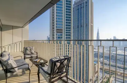 Apartment - 3 Bedrooms - 3 Bathrooms for rent in Downtown Views II Tower 2 - Downtown Views II - Downtown Dubai - Dubai
