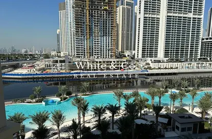 Pool image for: Apartment - 2 Bedrooms - 2 Bathrooms for rent in Breeze Building 3 - Creek Beach - Dubai Creek Harbour (The Lagoons) - Dubai, Image 1