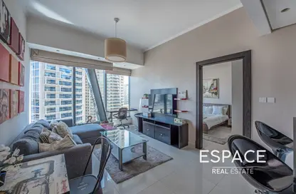 Apartment - 1 Bedroom - 1 Bathroom for sale in Silverene Tower B - Silverene - Dubai Marina - Dubai