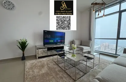 Apartment - 1 Bedroom - 2 Bathrooms for rent in Ajman Corniche Residences - Ajman Corniche Road - Ajman