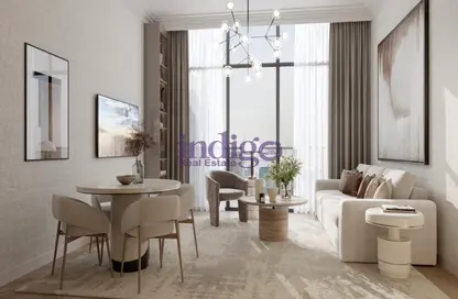 Living / Dining Room image for: Apartment - 1 Bedroom - 2 Bathrooms for sale in Avant Garde Residences - Jumeirah Village Circle - Dubai, Image 1