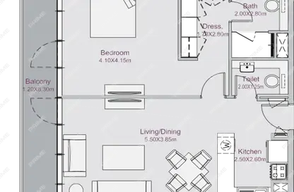 Apartment - 1 Bedroom - 1 Bathroom for sale in Amalia Residences - Al Furjan - Dubai