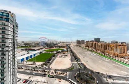 شقة - غرفة نوم - 2 حمامات للبيع في برج هيرا - مدينة دبي الرياضية - دبي