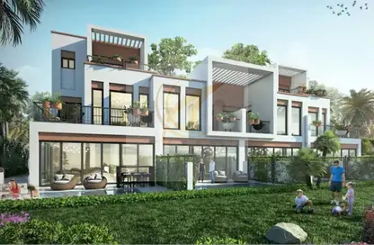 Townhouse - 4 Bedrooms - 3 Bathrooms for sale in Costa Brava 1 - Costa Brava at DAMAC Lagoons - Damac Lagoons - Dubai