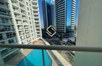 صورة لـ شرفة شقة - 2 غرف نوم - 3 حمامات للبيع في برج الفهد 2 - ابراج الفهد - برشا هايتس (تيكوم) - دبي ، صورة رقم 1