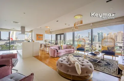 Apartment - 3 Bedrooms - 5 Bathrooms for rent in Bluewaters Residences - Bluewaters - Dubai
