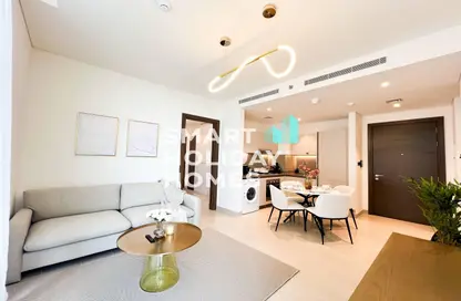 Living / Dining Room image for: Apartment - 1 Bedroom - 2 Bathrooms for rent in Sobha Creek Vistas Tower A - Sobha Hartland - Mohammed Bin Rashid City - Dubai, Image 1