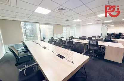 Office Space - Studio - 1 Bathroom for rent in The Binary Tower - Business Bay - Dubai