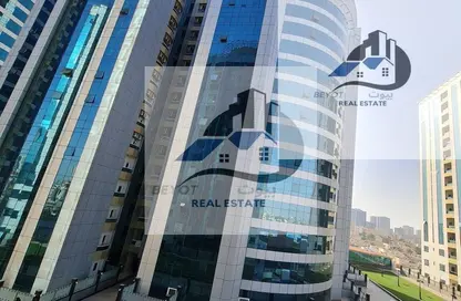 شقة - غرفة نوم - 2 حمامات للايجار في أورينت تاور 1 - أورينت تاور - البستان - عجمان