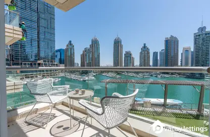 Apartment - 2 Bedrooms - 3 Bathrooms for rent in Iris Blue - Dubai Marina - Dubai