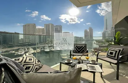 شقة - غرفة نوم - 2 حمامات للبيع في ستيلا ماريس - دبي مارينا - دبي