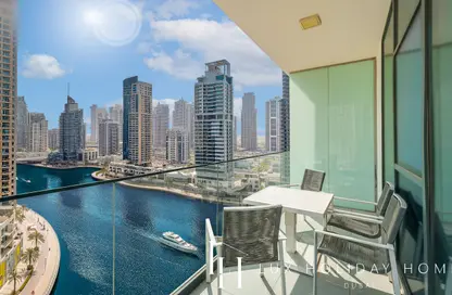 شقة - غرفة نوم - 1 حمام للايجار في ليف ريزيدينس - دبي مارينا - دبي
