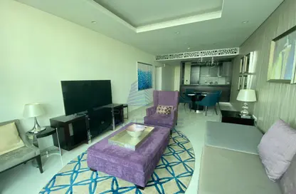صورة لـ غرفة المعيشة شقة - 2 غرف نوم - 3 حمامات للبيع في داماك ميزون ذا ديستنكشن - دبي وسط المدينة - دبي ، صورة رقم 1