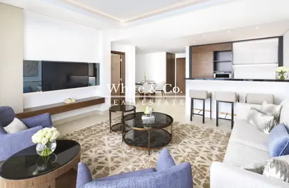 النزل و الشقق الفندقية - غرفة نوم - 2 حمامات للايجار في سوفيتيل ذا اوبليسك - 2 أم حرير - أم حرير - دبي