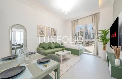 Apartment - 1 Bedroom - 2 Bathrooms for rent in MAG 214 - JLT Cluster R - Jumeirah Lake Towers - Dubai