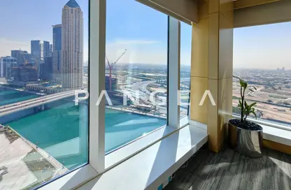 مكتب - استوديو - 2 حمامات للايجار في برج المنارة - الخليج التجاري - دبي