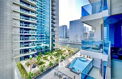 Apartment - 1 Bedroom - 2 Bathrooms for rent in Waves Tower - Business Bay - Dubai