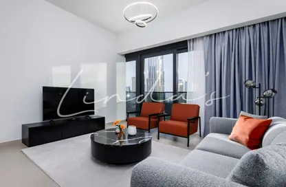 Living Room image for: Apartment - 3 Bedrooms - 4 Bathrooms for sale in Act Towers - Opera District - Downtown Dubai - Dubai, Image 1