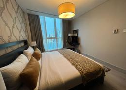 Room / Bedroom image for: Apartment - 1 bedroom - 2 bathrooms for rent in Al Jazeera Towers - Hamdan Street - Abu Dhabi, Image 1