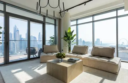 Apartment - 3 Bedrooms - 4 Bathrooms for sale in Marina Vista Tower 2 - Marina Vista - EMAAR Beachfront - Dubai Harbour - Dubai