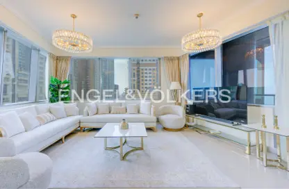 شقة - 2 غرف نوم - 3 حمامات للايجار في أوشن هايتس - دبي مارينا - دبي