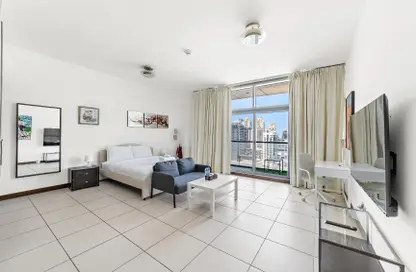 Apartment - Studio - 1 Bathroom for rent in Indigo Tower - JLT Cluster D - Jumeirah Lake Towers - Dubai