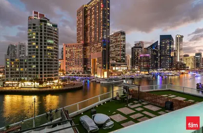 شقة - 2 غرف نوم - 2 حمامات للبيع في برج كنتننتال - دبي مارينا - دبي