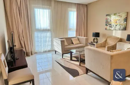 صورة لـ غرفة المعيشة شقة - 2 غرف نوم - 3 حمامات للبيع في داماك مايسون دي فيللي تينورا - دبي الجنوب (مركز دبي العالمي) - دبي ، صورة رقم 1