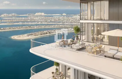Water View image for: Apartment - 4 Bedrooms - 4 Bathrooms for sale in Beachgate by Address - EMAAR Beachfront - Dubai Harbour - Dubai, Image 1