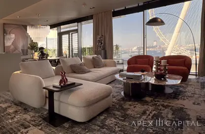 Apartment - 3 Bedrooms - 5 Bathrooms for rent in Apartment Building 8 - Bluewaters Residences - Bluewaters - Dubai