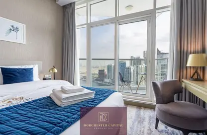 Apartment - Studio - 1 Bathroom for sale in Damac Maison Prive B - Damac Maison Prive - Business Bay - Dubai