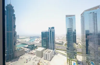 Office Space - Studio - 1 Bathroom for rent in The Prism - Business Bay - Dubai