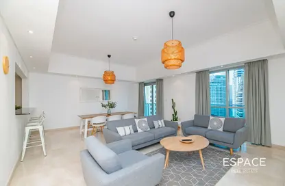 Apartment - 2 Bedrooms - 2 Bathrooms for rent in The Jewel Tower B - The Jewels - Dubai Marina - Dubai