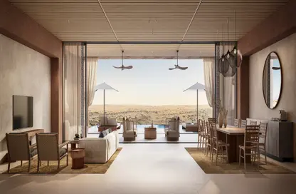Living / Dining Room image for: Villa - 3 Bedrooms - 4 Bathrooms for sale in The Ritz-Carlton Residences - Al Wadi Desert - Ras Al Khaimah, Image 1