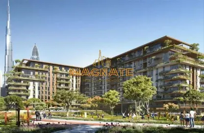 Outdoor Building image for: Apartment - 1 Bedroom - 2 Bathrooms for sale in Celadon - Central Park at City Walk - City Walk - Dubai, Image 1