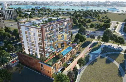 Apartment - 3 Bedrooms - 4 Bathrooms for sale in Bonds Avenue Residences - Dubai Islands - Dubai